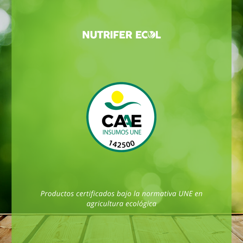 Nuestros productos certificados bajo la normativa UNE para agricultura ecológica